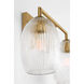 HABLE Serafina 2 Light 16 inch Burnished Brass Bath Vanity Wall Light