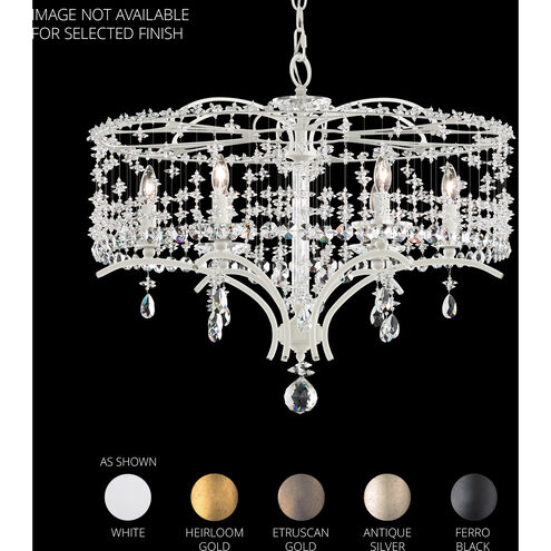 Bella Rose 6 Light Heirloom Gold Chandelier Ceiling Light in Radiance