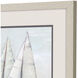 Waterside Blue and White Framed Art