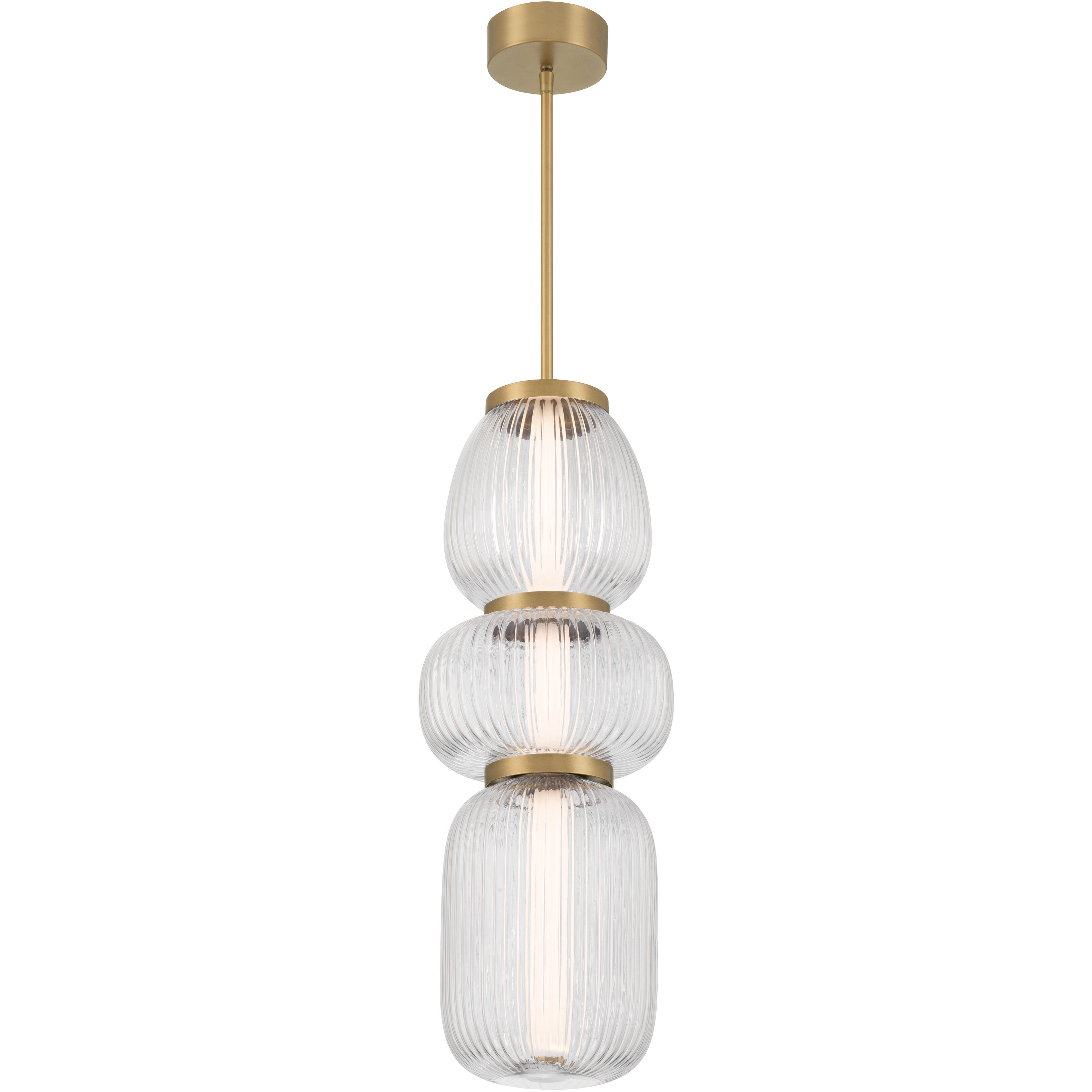 Cordel LED 9.5 inch Legacy Brass Mini Pendant Ceiling Light