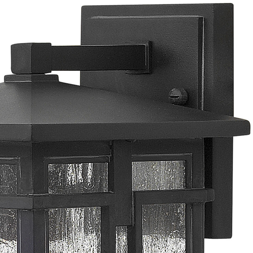 Tucker Outdoor Wall Mount Lantern in Museum Black, Small