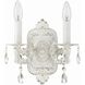 Paris Market 2 Light 10 inch Antique White Sconce Wall Light in Clear Hand Cut