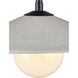 Bothy 2 Light 58 inch Black Outdoor Chandelier
