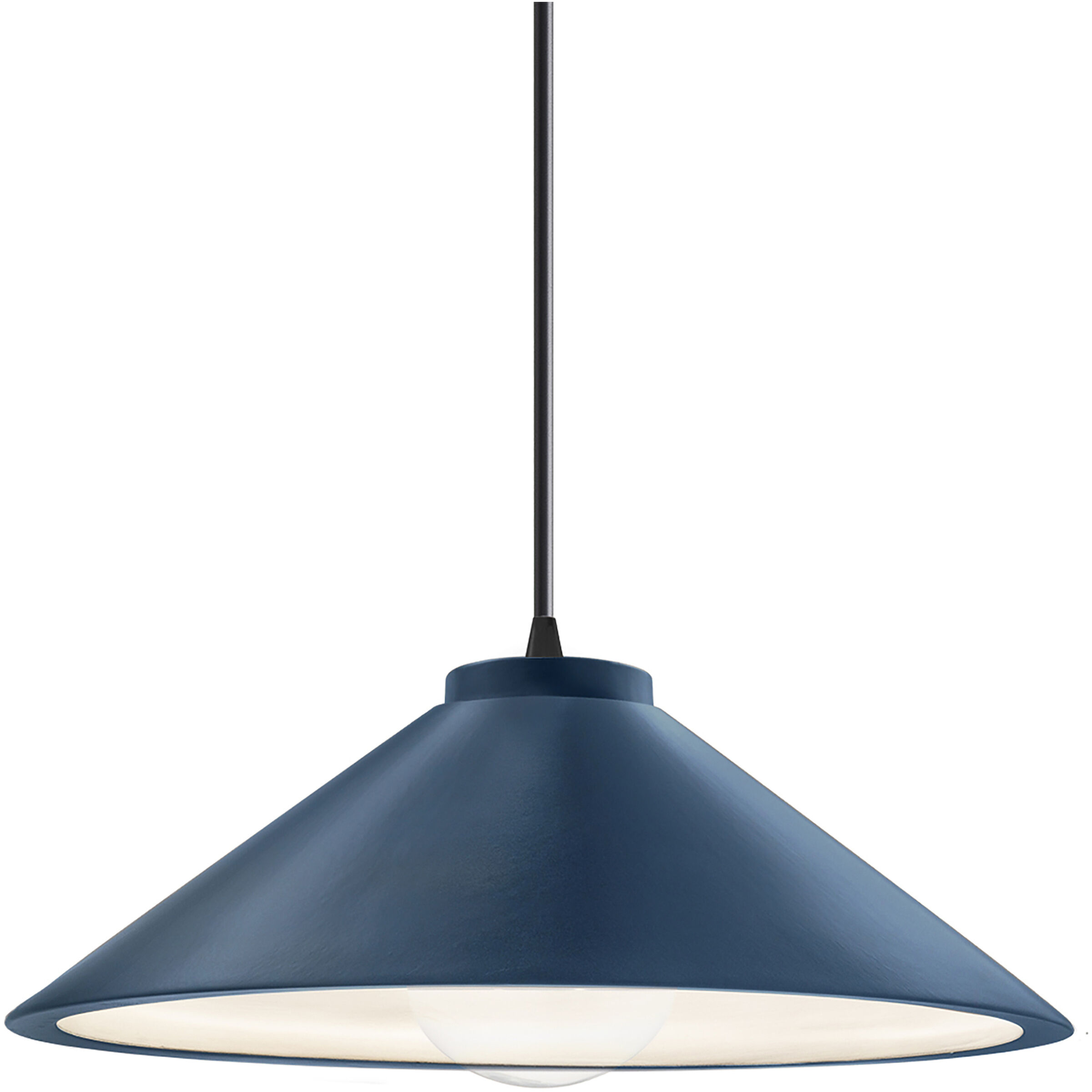 Radiance Collection LED 11.75 inch Midnight Sky with Matte Black Pendant Ceiling Light