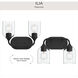 Ilia 2 Light 13.25 inch Matte Black Bath Vanity Wall Light