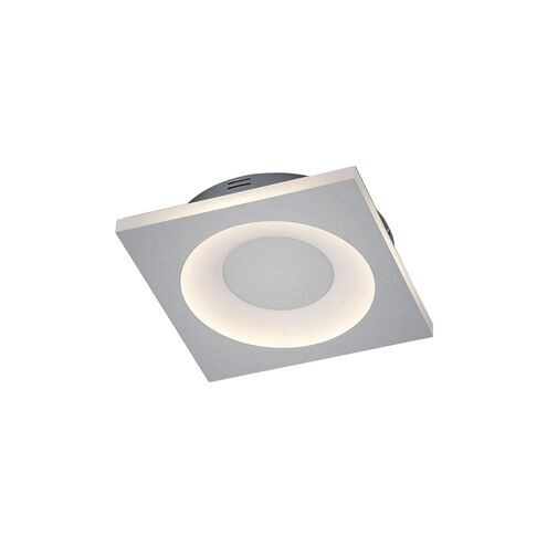 Atlanta 1 Light 12 inch Nickel-Matte Flush Mount Ceiling Light