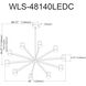Wilson LED 48 inch Aged Brass Chandelier Ceiling Light