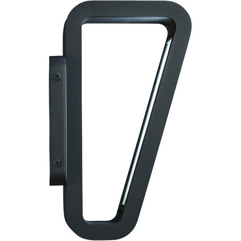 Pediment LED 4.75 inch Coal Wall Sconce Wall Light in Black, Outdoor