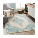 Keyon 36 X 24 inch Aqua/Charcoal/Beige/Khaki Rugs