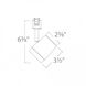 Ocularc 1 Light 120 White Track Accessory Ceiling Light