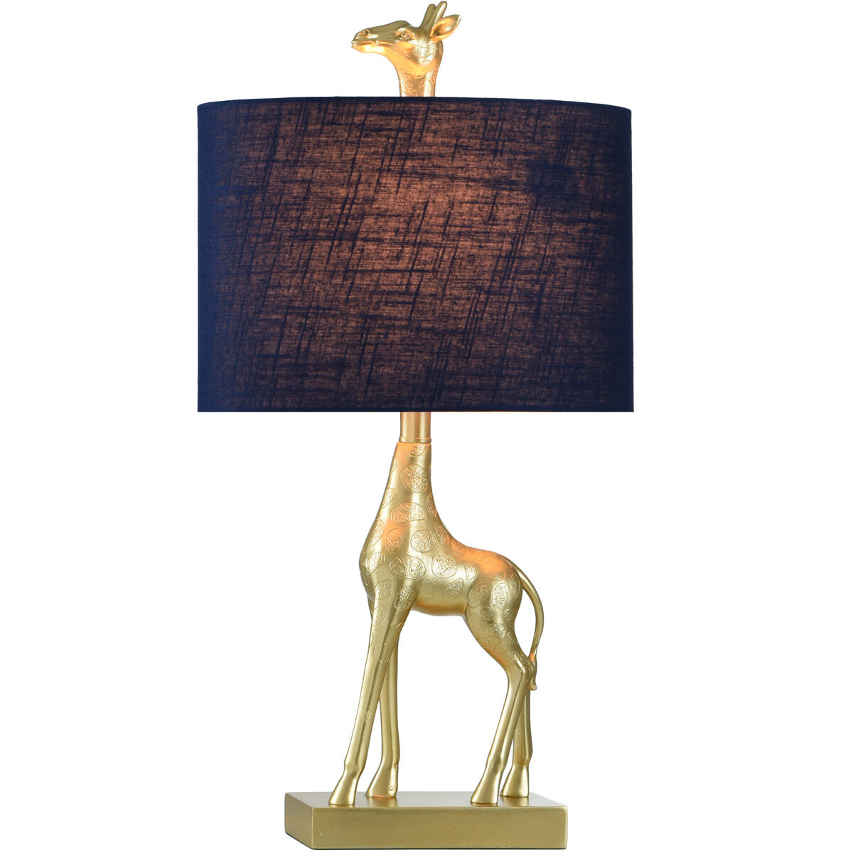 Signature 27 inch 60 watt Solid Gold Table Lamp Portable Light