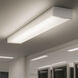 Sofia 1 Light 48 inch White Flush Mount Ceiling Light