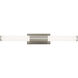 Dax LED 36.25 inch Satin Nickel Vanity Light Wall Light