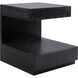 Checkmate 24 X 22 inch Checkmate Black Accent Table