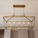Townsend 5 Light 44 inch Warm Brass Linear Chandelier Ceiling Light, Essentials