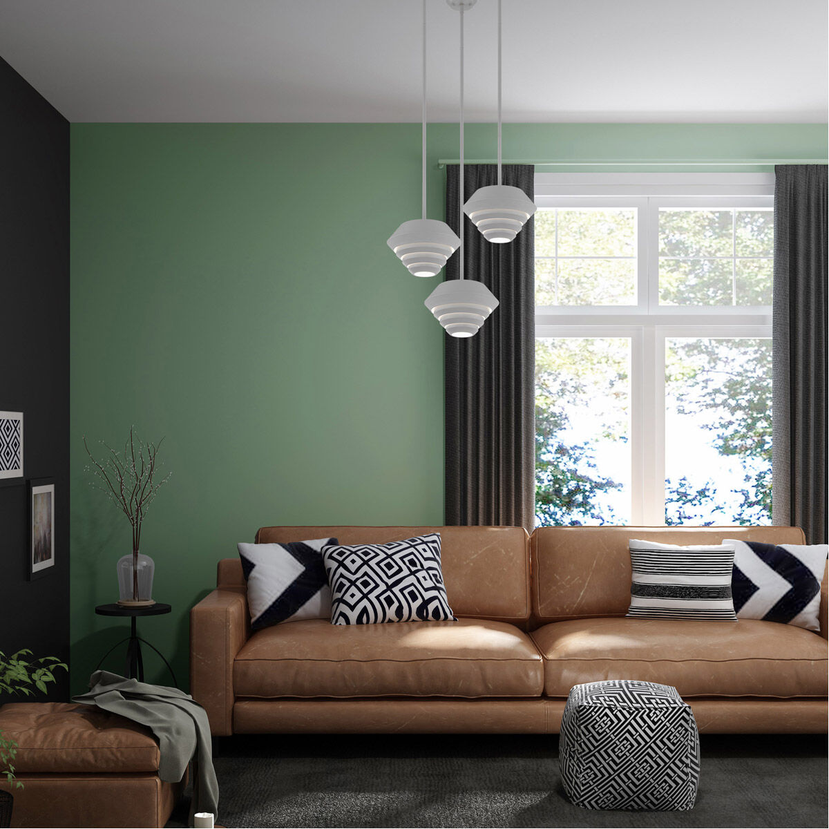 Amsterdam 1 Light 10 inch Nordic Gray Mini Pendant Ceiling Light