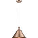 Franklin Restoration Briarcliff 1 Light 10 inch Antique Copper Mini Pendant Ceiling Light in Incandescent, Franklin Restoration