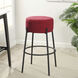 Soloist 29 inch Black and Maroon Bar Stool