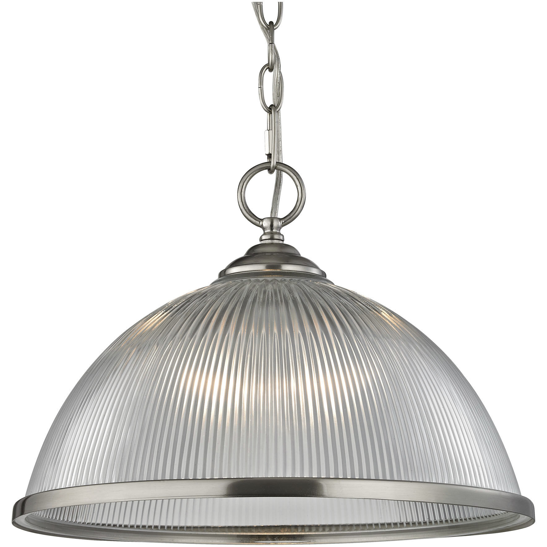 Liberty Park 1 Light 15 inch Brushed Nickel Pendant Ceiling Light