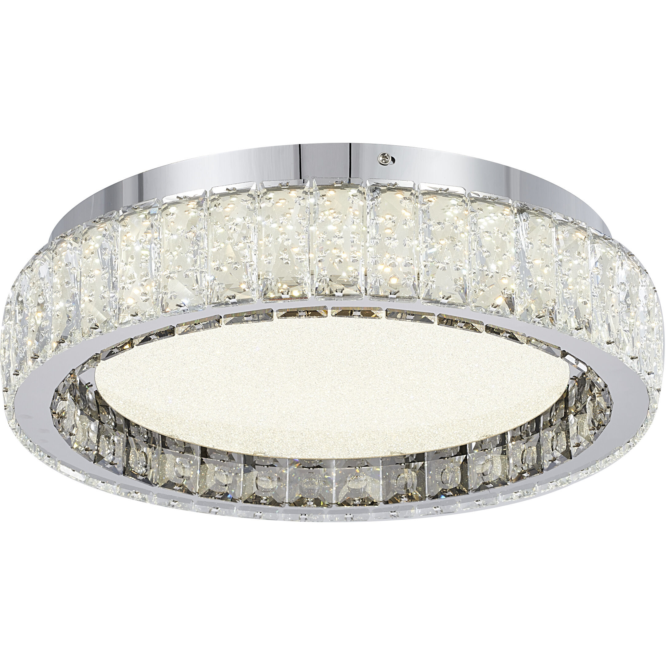 Canada LED 16 inch Chrome Flush Mount Ceiling Light