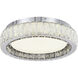 Canada LED 16 inch Chrome Flush Mount Ceiling Light