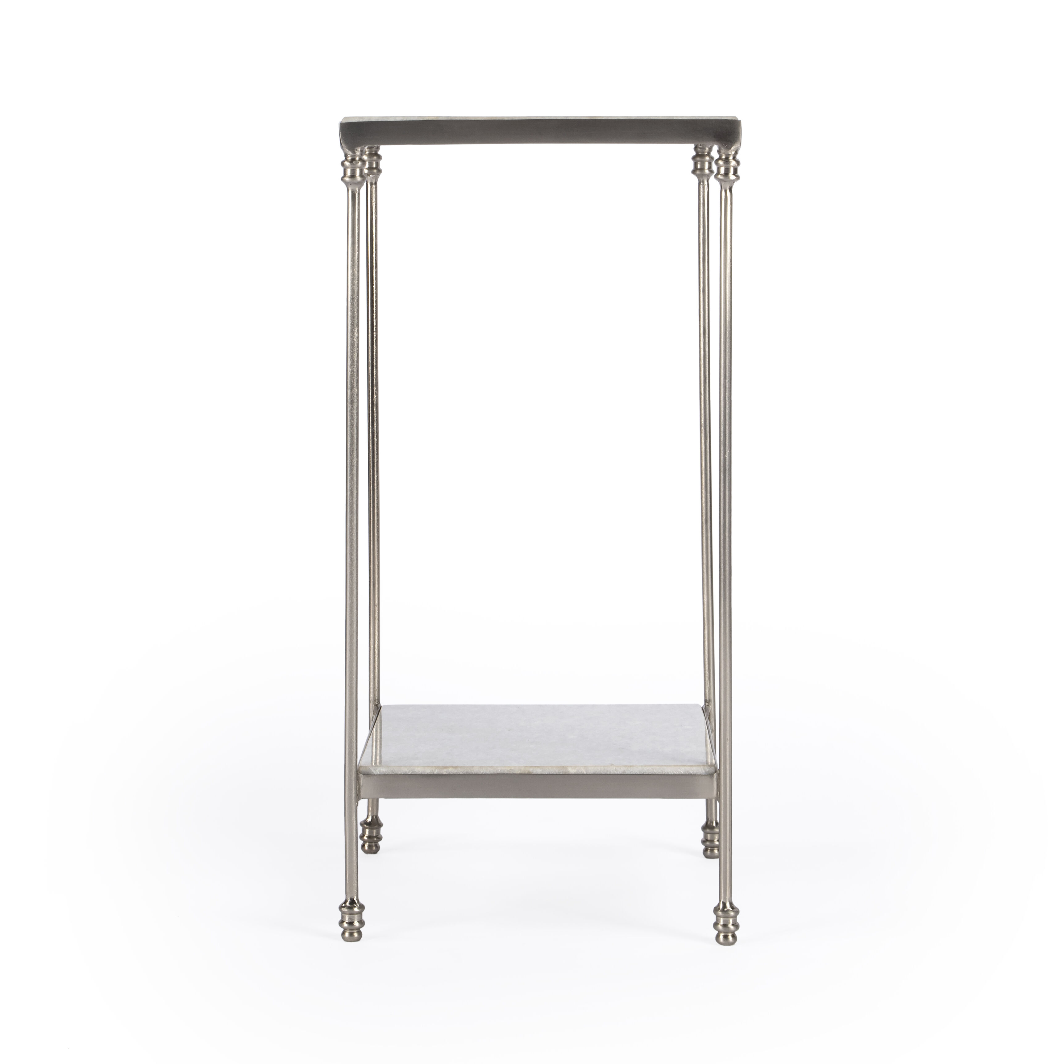 Imogen Marble Side Table in White