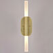 Fulton LED 4.5 inch Satin Brass Bathroom Light Wall Light