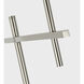 J. Randall Powers Hackney 52.5 inch 2.00 watt Polished Nickel Cordless Bridge Arm Floor Lamp Portable Light