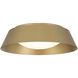 Pez LED 15 inch Painted Brass Outdoor Flush Mount