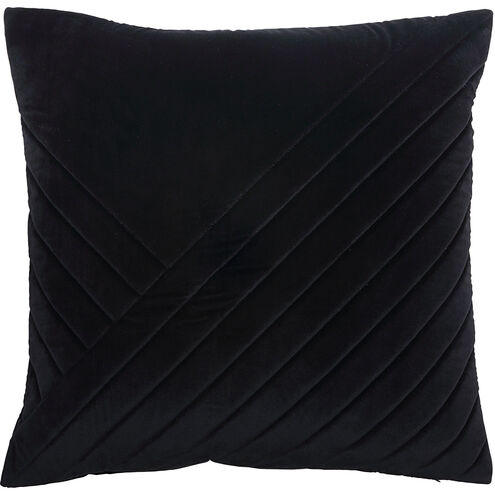 Diran 20 inch Black Indoor Pillow