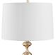 Meila 29.5 inch 150 watt Antique Brass Table Lamp Portable Light