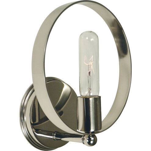 Copernicus 1 Light 8 inch Polished Nickel Sconce Wall Light