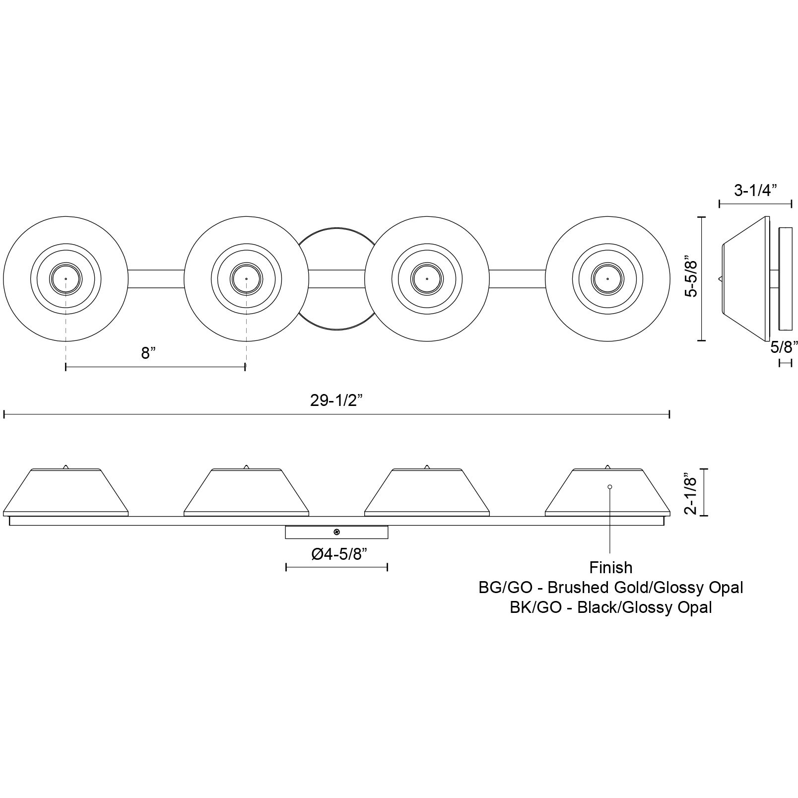 Holt Vanity Light Wall Light in Brushed Gold