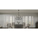 Abner 18 Light 32 inch Matte Black Chandelier Ceiling Light