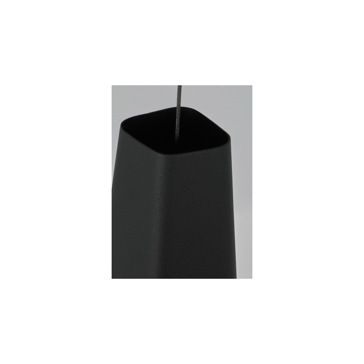 Sean Lavin Rhonan 1 Light 120 Satin Nickel Low-Voltage Pendant Ceiling Light in Monopoint, LED 90 CRI 3000K, Textured Black/Black