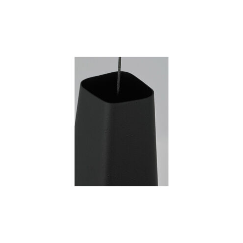 Sean Lavin Rhonan LED 4 inch Antique Bronze Pendant Ceiling Light in MonoRail, LED 90 CRI 3000K, Textured Black/Black