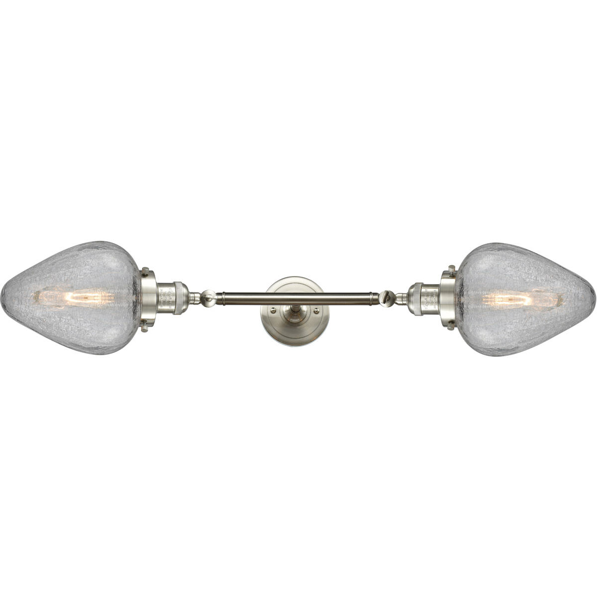 Franklin Restoration Geneseo 2 Light 17 inch Brushed Satin Nickel Bath Vanity Light Wall Light, Franklin Restoration