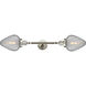 Franklin Restoration Geneseo 2 Light 17 inch Brushed Satin Nickel Bath Vanity Light Wall Light, Franklin Restoration