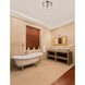 Savannah 2 Light 11 inch Chrome Flush Mount Ceiling Light