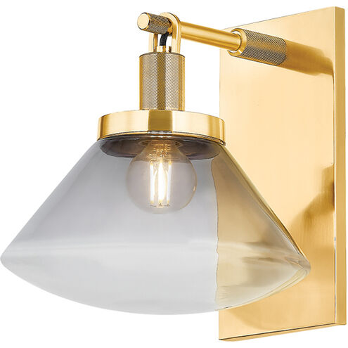 Mendon 1 Light 8.5 inch Aged Brass Wall Sconce Wall Light