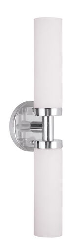 Aero 2 Light 18 inch Brushed Nickel ADA Bath Vanity Wall Light