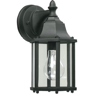 Fort Worth 1 Light 10.5 inch Black Outdoor Wall Lantern