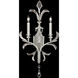 Beveled Arcs Wall Sconce Wall Light in Silver Leaf