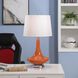 Signature 26 inch 150 watt Orange Table Lamp Portable Light