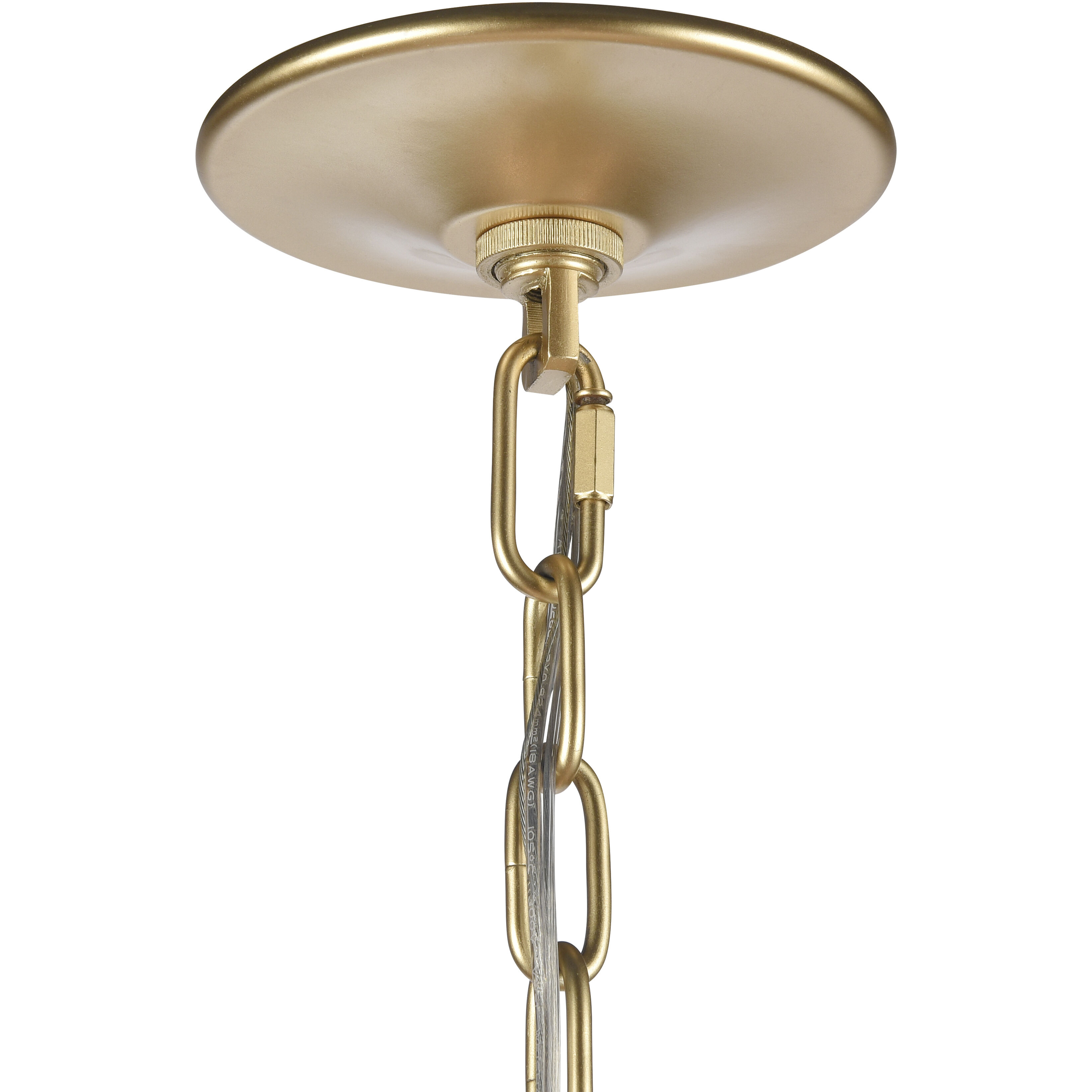 Noura 15 Light 60 inch Champagne Gold Chandelier Ceiling Light