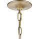 Noura 15 Light 60 inch Champagne Gold Chandelier Ceiling Light