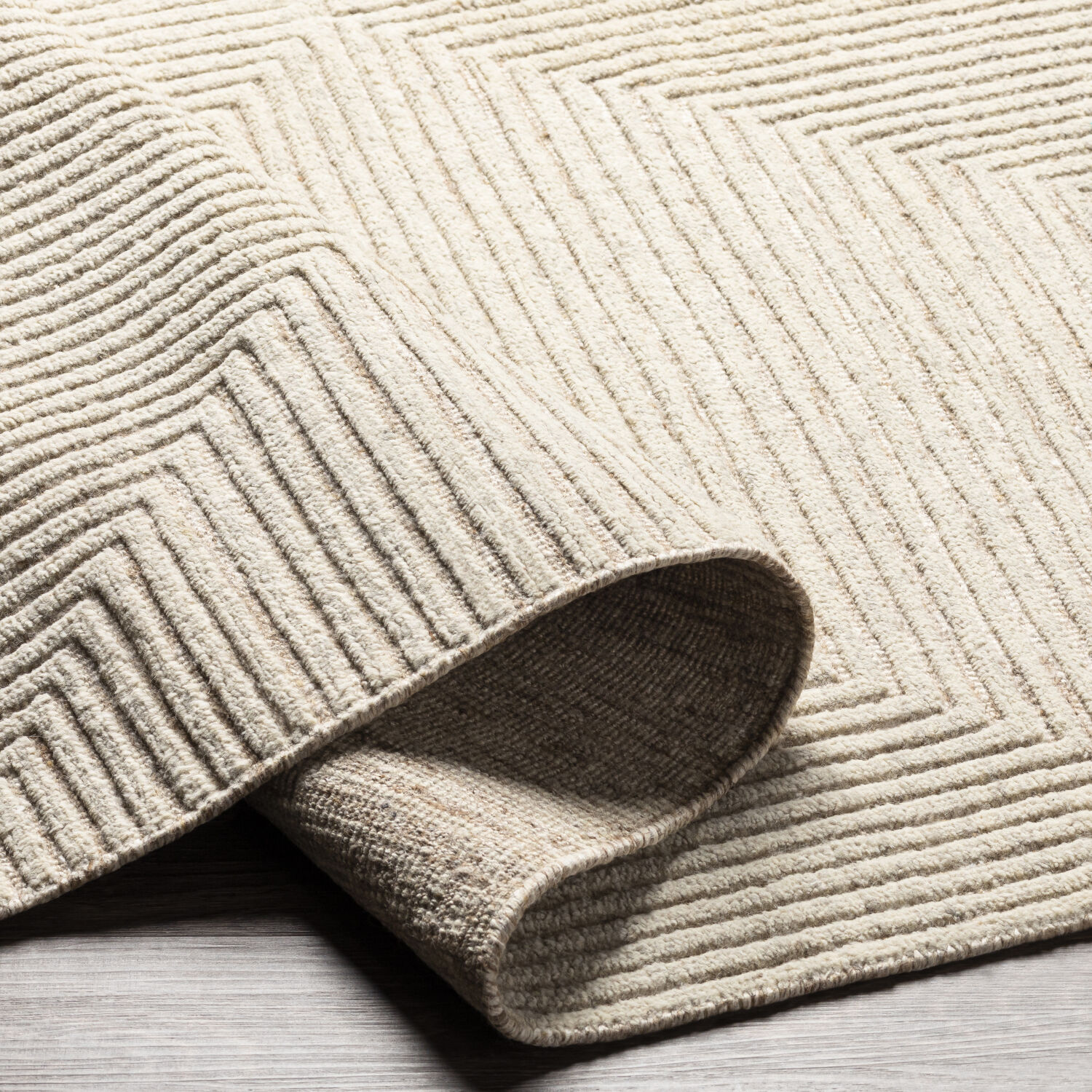 Tunus 180 X 144 inch Light Gray Rug in 12 x 15, Rectangle