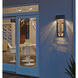 Ursa LED 23.6 inch Coastal Dark Smoke Outdoor Sconce, Small