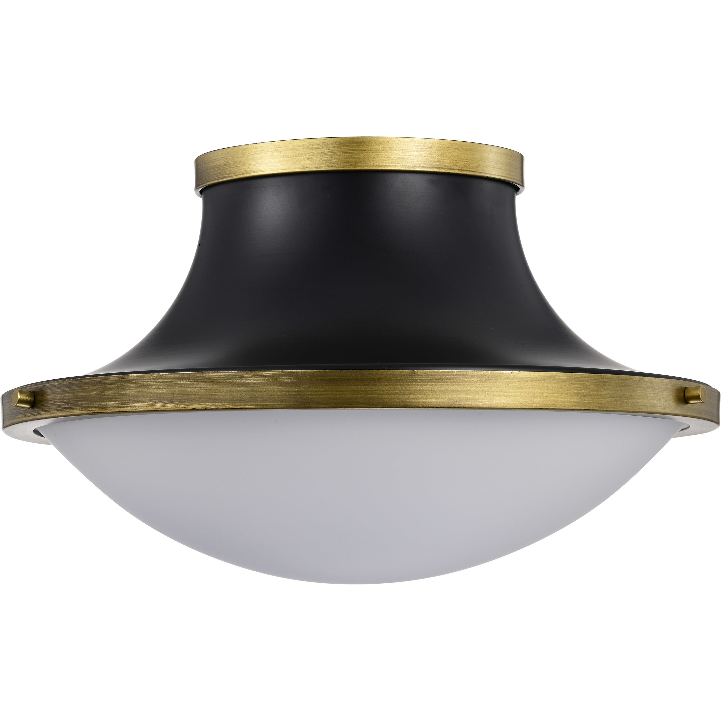 Lafayette 1 Light 18 inch Matte Black Flush Mount Ceiling Light