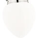 Gideon 1 Light 12.5 inch Polished Nickel Pendant Ceiling Light